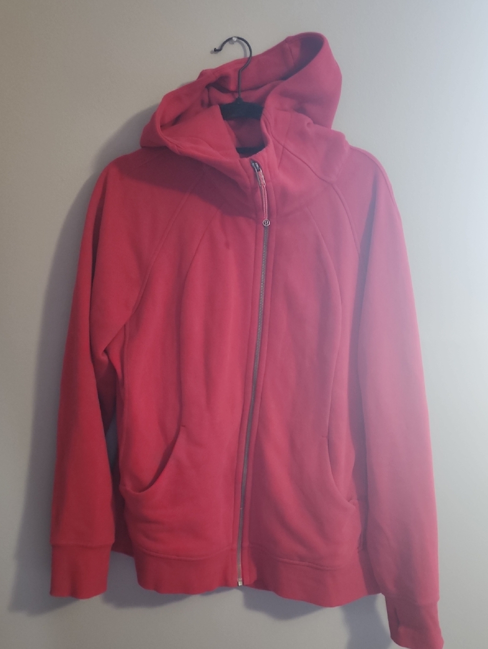 Lululemon Red Hoodie With Zip